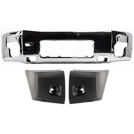 Replacement 3-Piece Kit, Bumper, Chrome, Includes (1) Bumper and (2) Bumper End