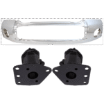 Replacement 3-Piece Kit, Bumper, Chrome, Includes (1) Bumper and (2) Bumper Bracket