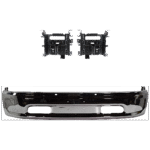 Replacement 3-Piece Kit, Front Bumper, Chrome, Includes (1) Bumper and (2) Bumper Bracket
