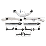 TrueDrive 12-Piece Kit Front, Driver and Passenger Side, Upper and Lower, Frontward and Rearward Control Arms, Includes (4) Control Arm, (4) Sway Bar Link and (3) Tie Rod End