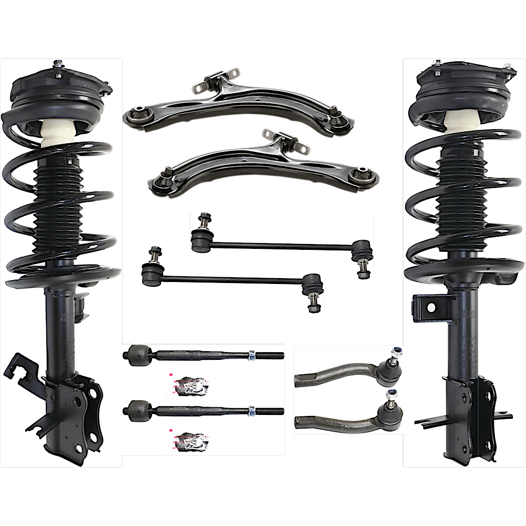 kit-072924-c976_1.png TrueDrive 10-Piece Kit Fully Loaded Struts Includes Control Arms, Sway Bar Links, and Tie Rod Ends - Image 1