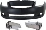 Replacement 3-Piece Kit, Front Primed Bumper Cover, Includes (2) Bumper Bracket and (1) Bumper Cover