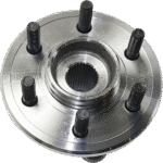 TrueDrive 8-Piece Kit Front, Driver and Passenger Side, Upper and Lower Control Arm, 2-Wheel ABS, Four Wheel Drive, includes Tie Rod Ends and Wheel Hubs - Image 11