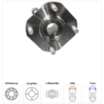 TrueDrive 10-Piece Kit Front, Driver and Passenger Side Suspension Kit, Includes (2) Control Arm, (2) Loaded Strut, (2) Sway Bar Link, (2) Tie Rod End, and (2) Wheel Hub - Image 14