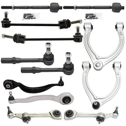 TrueDrive 12-Piece Kit Front Suspension with Control Arms, Sway Bar Links and Tie Rod Ends