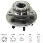 TrueDrive 10-Piece Kit Front, Driver and Passenger Side, Upper and Lower Control Arm, 2-Wheel ABS, Four Wheel Drive, includes Tie Rod Ends and Wheel Hubs - Image 15