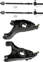 TrueDrive 6-Piece Kit Front, Driver and Passenger Side, Lower Control Arm Kit, Includes (2) Control Arm and (4) Tie Rod End