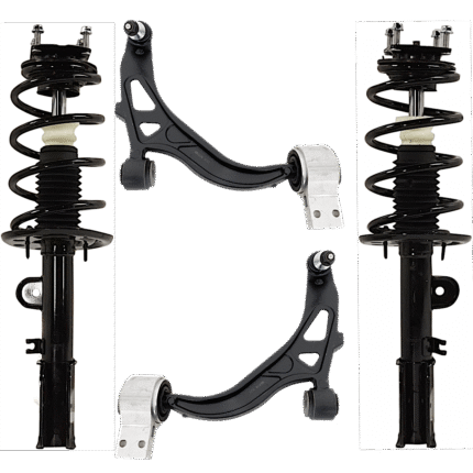 TrueDrive 4-Piece Kit Fully Loaded Struts Includes Control Arms, AWD