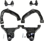 TrueDrive 6-Piece Kit Front, Driver and Passenger Side Control Arm Kit, Includes (4) Control Arm and (2) Sway Bar Link