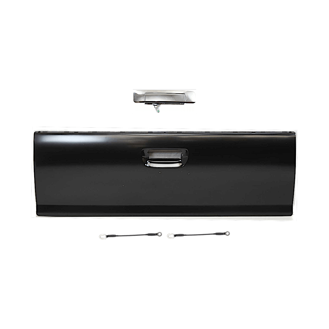 kit-082117-03_1.png Replacement 4-Piece Kit Tailgate, Primed, Includes (1) Tailgate, (2) Tailgate Cable, and (1) Tailgate Handle - Image 1