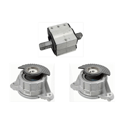 Lemfoerder KIT-082224-C452 Driver and Passenger Side Motor Mount, 3-Piece Kit