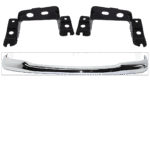 Replacement 3-Piece Kit, Front Bumper, Chrome, Includes (1) Bumper and (2) Bumper Bracket