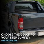 Replacement 3-Piece Kit, Step Bumper, Chrome, Face Bar and Pads, Without mounting bracket(s), Includes (2) Bumper Bracket and (1) Step Bumper - Image 11