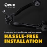 TrueDrive 10-Piece Kit Front, Driver and Passenger Side, Upper Control Arm Kit, Includes (2) Control Arm, (2) Sway Bar Link, (4) Tie Rod End, and (2) Wheel Hub - Image 12