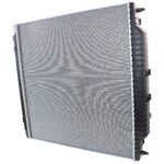 Replacement 5-Piece Kit Radiator, 6.0L Engine, Aluminum Core, Plastic Tank, includes Radiator Cap, Radiator Hose, and Thermostat - Image 2