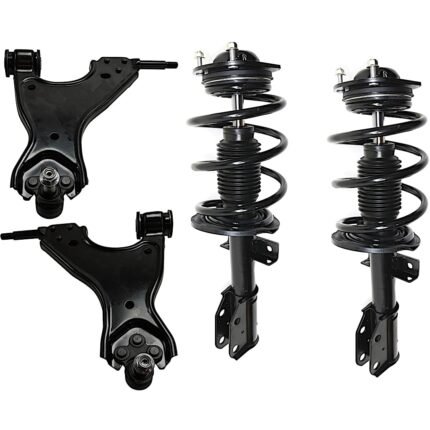 TrueDrive 4-Piece Kit Front, Driver and Passenger Side, Lower Control Arm Kit, Includes (2) Control Arm and (2) Loaded Strut