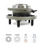 TrueDrive 4-Piece Kit Front, Driver and Passenger Side, Lower Control Arm Kit, Includes (2) Control Arm and (2) Wheel Hub - Image 9