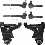 TrueDrive 6-Piece Kit Front, Driver and Passenger Side, Lower Control Arm Kit, Includes (2) Control Arm and (4) Tie Rod End