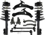 TrueDrive 10-Piece Kit Front, Driver and Passenger Side, Lower Control Arm Kit, Includes (2) Ball Joint, (2) Control Arm, (2) Loaded Strut, (2) Sway Bar Link, and (2) Tie Rod End