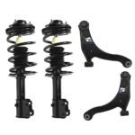 TrueDrive 4-Piece Kit Front, Driver and Passenger Side, Lower Control Arm Kit, Includes (2) Control Arm and (2) Loaded Strut