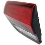 Replacement 4-Piece Kit Rear, Upper and Lower Primed Bumper Cover, For Models Without Blind Spot Detection and Advanced Park Assist System, With Type 2 Bumper Cover, Includes (2) Bumper Cover and (2) Tail Light - Image 7