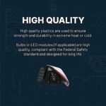 Replacement 4-Piece Kit, Driver and Passenger Side, Inner Halogen Tail Light, With bulb(s), Mounts on Liftgate, OE Replacement, CAPA Certified, Includes (2) Bumper Cover and (2) Tail Light - Image 23