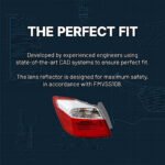 Replacement 4-Piece Kit, Driver and Passenger Side, Inner Halogen Tail Light, With bulb(s), Mounts on Liftgate, OE Replacement, Includes (2) Bumper Cover and (2) Tail Light - Image 3