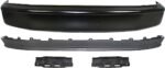 Replacement 4-Piece Kit, Front Bumper, Painted Black, Includes (1) Bumper, (2) Bumper Bracket, and (1) Valance