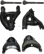 TrueDrive 6-Piece Kit Front, Driver and Passenger Side, Upper and Lower Control Arm Kit, Includes (4) Control Arm and (2) Tie Rod End