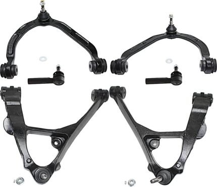 TrueDrive 6-Piece Kit Front, Driver and Passenger Side, Upper and Lower Control Arm, Rear Wheel Drive, With Front Torsion Bar Spring, For Models With 8500 Lbs. GVW, 8600 Lbs. GVW, includes Tie Rod Ends
