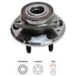 TrueDrive 8-Piece Kit Front, Driver and Passenger Side, Lower Control Arm Kit, Includes (2) Control Arm, (2) Sway Bar Link, (2) Tie Rod End, and (2) Wheel Hub - Image 11