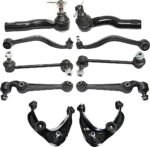 TrueDrive 10-Piece Kit Front, Driver and Passenger Side, Upper and Lower, Frontward and Rearward Control Arm, Includes nut(s), includes Sway Bar Links and Tie Rod Ends