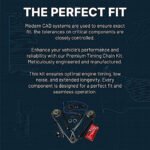 DriveMotive 4-Piece Kit Timing Chain with Timing Cover Gasket, Valve Cover Gasket, and Water Pump, 6 Cylinder, Dual Overhead Camshaft (DOHC) - Image 25