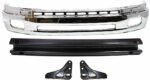 Replacement 4-Piece Kit, Front, Lower Bumper, Chrome, Includes (1) Bumper, (2) Bumper Bracket, and (1) Bumper Reinforcement