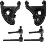 TrueDrive 6-Piece Kit Front, Driver and Passenger Side Control Arm, Rear Wheel Drive, includes Tie Rod Ends