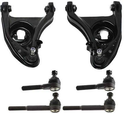 TrueDrive 6-Piece Kit Front, Driver and Passenger Side Control Arm, Rear Wheel Drive, includes Tie Rod Ends