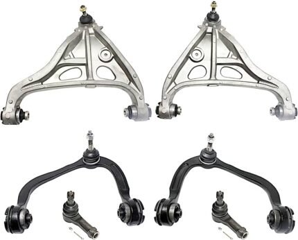 TrueDrive 6-Piece Kit Front, Driver and Passenger Side Control Arm, includes Tie Rod Ends