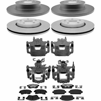 Raybestos KIT-210516-662 Brake Disc and Caliper Kit, FWD, Element3 Series