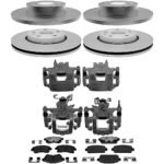 Raybestos KIT-210516-663 Front and Rear Brake Disc and Caliper Kit, FWD, Element3 Series