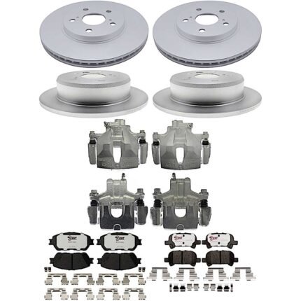 Raybestos KIT-210516-705 Front and Rear Brake Disc and Caliper Kit, FWD, Element3 Series