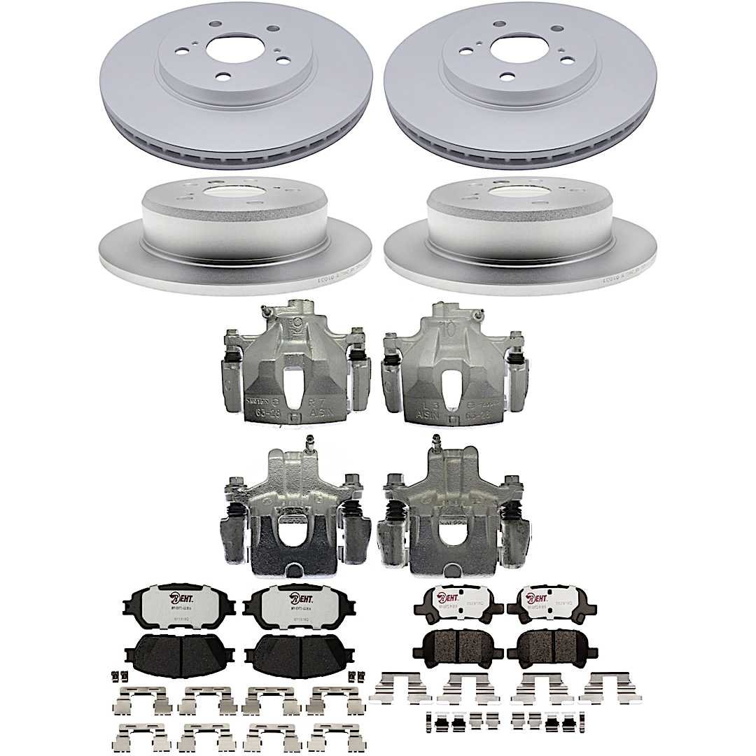 kit-210516-705_1.jpg Raybestos KIT-210516-705 Front and Rear Brake Disc and Caliper Kit, FWD, Element3 Series - Image 1