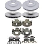 Raybestos KIT-210516-708 Brake Disc and Caliper Kit, FWD, Element3 Series