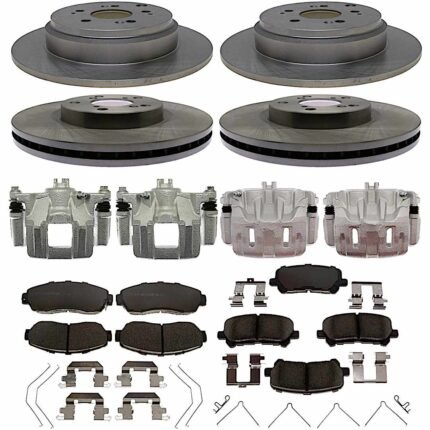 Raybestos KIT-210516-770 Front and Rear Brake Disc and Caliper Kit, FWD, R-Line Series