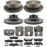 Raybestos KIT-210516-783 Front and Rear Brake Disc and Caliper Kit, RWD, R-Line Series