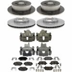 Raybestos KIT-210516-841 Front and Rear Brake Disc and Caliper Kit, FWD, R-Line Series