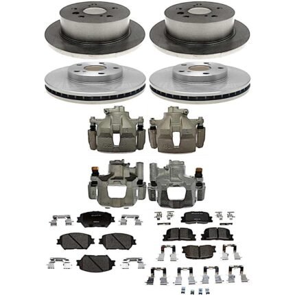 Raybestos KIT-210516-842 Front and Rear Brake Disc and Caliper Kit, FWD, R-Line Series