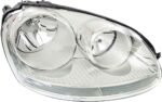 Replacement 5-Piece Kit Driver and Passenger Side Halogen Headlight, With bulb(s), OE Replacement, Includes (1) Hood, (2) Fender and (2) Headlight - Image 2