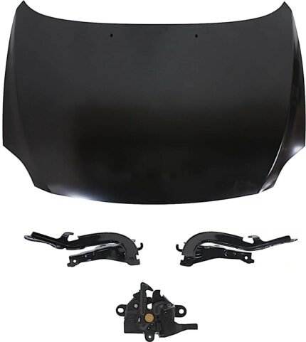 Replacement 4-Piece Kit Factory Style Hood, Steel, Primed, Includes (1) Hood, (2) Hood Hinge, and (1) Hood Latch