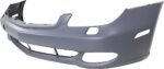 Replacement 3-Piece Kit, Front Primed Bumper Cover, Includes (1) Bumper Cover and (2) Fog Light - Image 3
