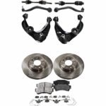 JC Whitney 10-Piece Kit Front Axle Assembly, Automatic Transmission, Includes Brake Discs, Brake Pad Sets, and Control Arms